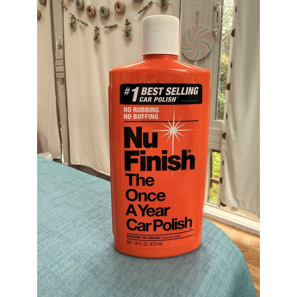 Nu Finish Car Polish and Sealant, Once A Year Car Polish, 16 Oz